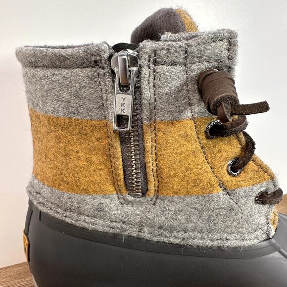 Sperry Saltwater Wool Embossed Duck Boot Womens 6M STS84373 Utility Gorpcore - Picture 6 of 9